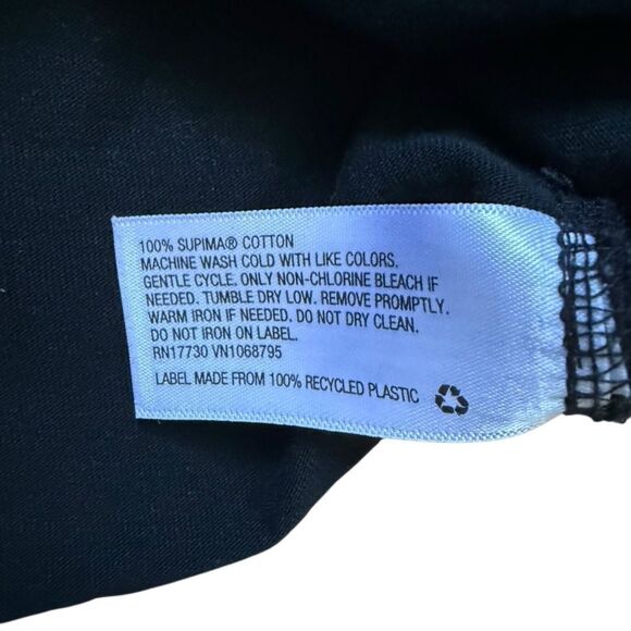 Target boxy Cropped Black Tshirt large - Picture 3 of 6